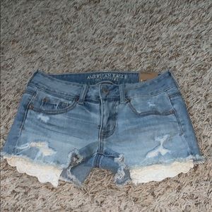 American eagle jean shorts
